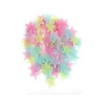 IMPORTED Fluorescent Night Glowing Stars Wall Sticker