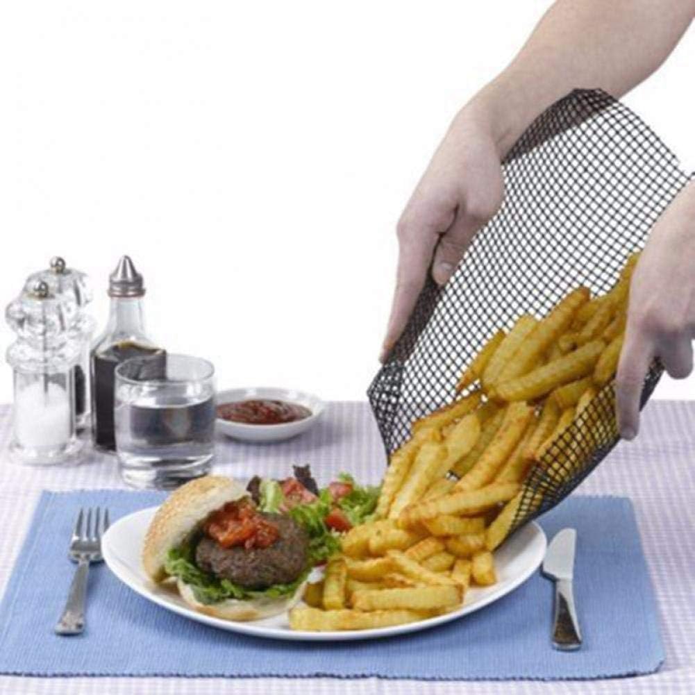 Non Stick Oven Mesh Baking Tray Reusable Baking Tray Non Stick Oven Mesh Baking Tray Reusable Baking Tray Non-stick Cooling Rack Cooling Grid Baking Tray For Biscuit Cookie Bread Cake Baking Rack Kitchen Pastry Tools
