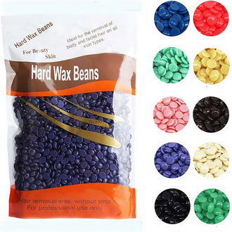Hair Removing Hard Beans Wax Painless Beauty Wax Bean Hair Removal Wax Beads for All Skins Wax Beans for Face Body Legs 100g