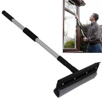 AlClean 2 Way Wiper Sponge & Wiper for Window Cleaning Expandable