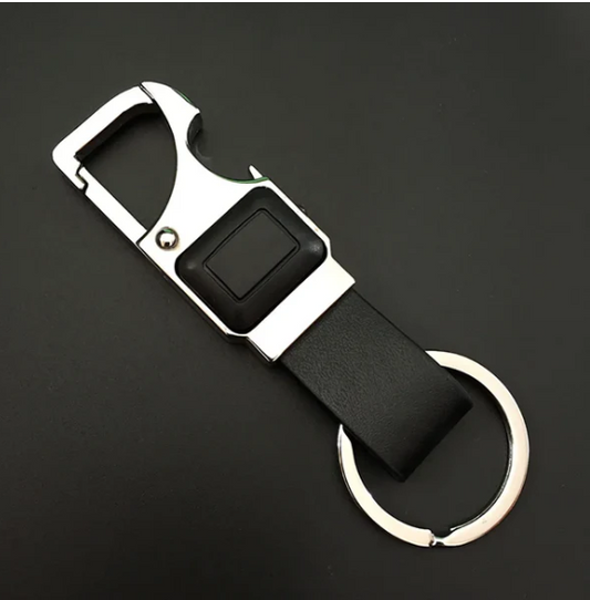 Key Chain with Torch & Bottle Opener Keychain Stylish Key Holder