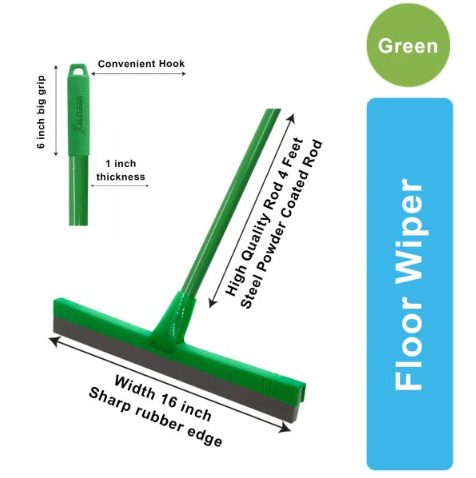 AlClean Floor Wiper with Metal Rod