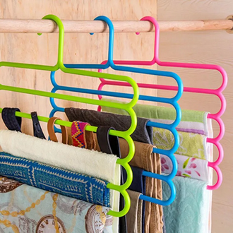 Layer 5 Layers Multi-purpose Trousers Hanger Steps Pants Hangers