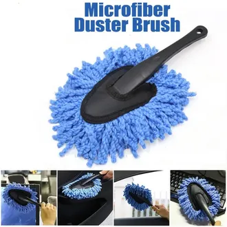 AlClean Car Wash Cleaning Brush Duster Dust Wax Mop Microfiber Telescoping Dusting Tool